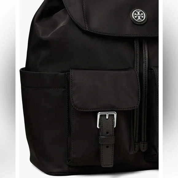 Tory Burch Flap Nylon Backpack - Picture 5 of 6